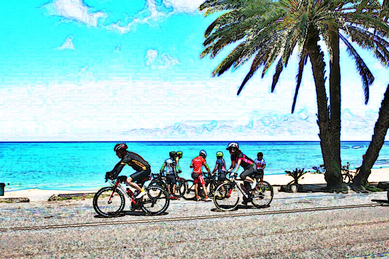沖縄の青い海と青い空を体で感じるサイクリングはおすすめの趣味