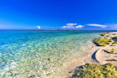 沖縄本島から気軽に行ける離島の旅 車で行く離島 瀬底島の海はやっぱり青かった