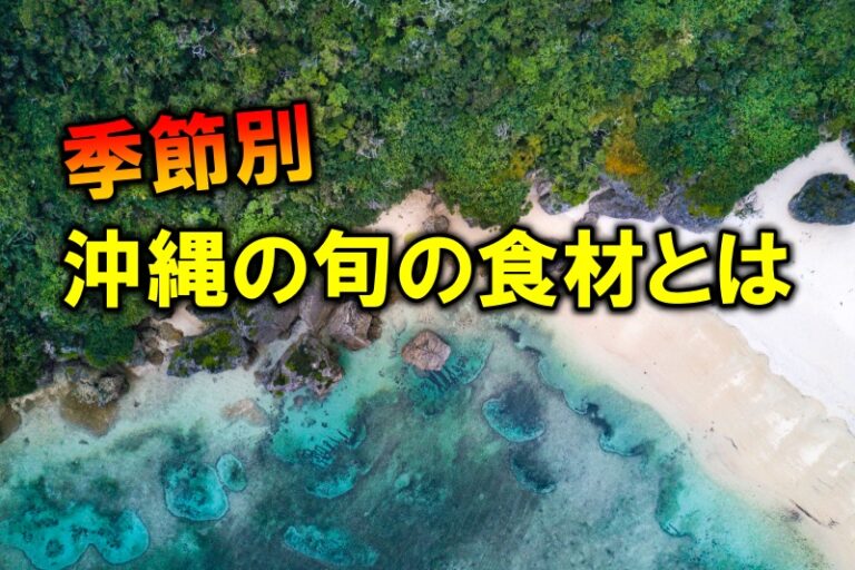 沖縄旅行や沖縄観光で訪れるなら旬の食材を頂こう