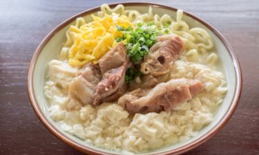 沖縄そばの名店 高江洲そばのゆし豆腐そば