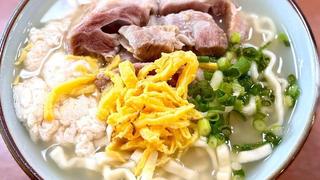 沖縄そばの名店 高江洲そばのゆし豆腐そば